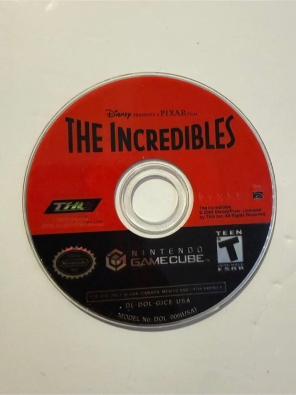 Disney Pixar The Incredibles – Nintendo GameCube Game Complete